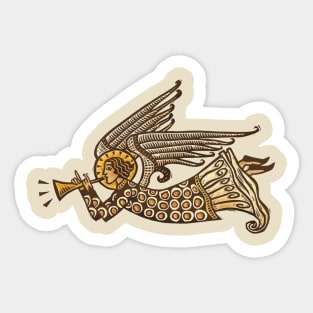 Angel with Trumpet Sticker